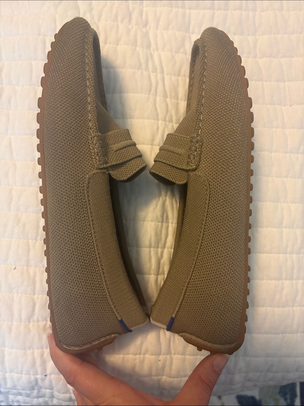 Rothy's Women’s Driver Loafers in Latte - Picture 3 of 6